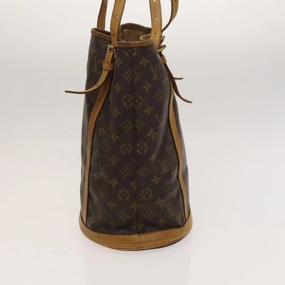 LOUIS VUITTON Monogram Bucket GM Shoulder Bag M42 - Picture 3 of 16